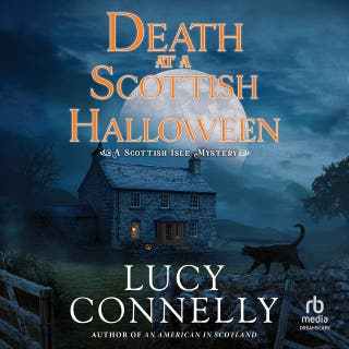 Death at a Scottish Halloween: A Scottish Isle Mystery – omslag till ljudboken av Lucy Connelly