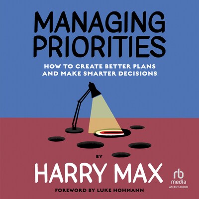 Managing Priorities – omslag til lydbogen af Harry Max