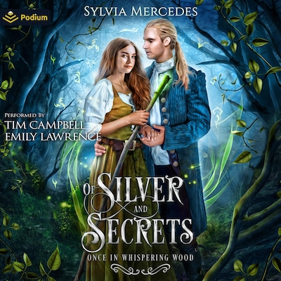 Of Silver and Secrets – omslag til lydbogen af Sylvia Mercedes