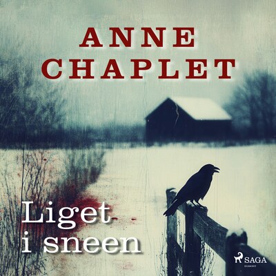 Liget i sneen – omslag til lydbogen af Anne Chaplet