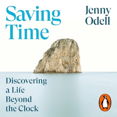 Saving Time – omslag til lydbogen af Jenny Odell