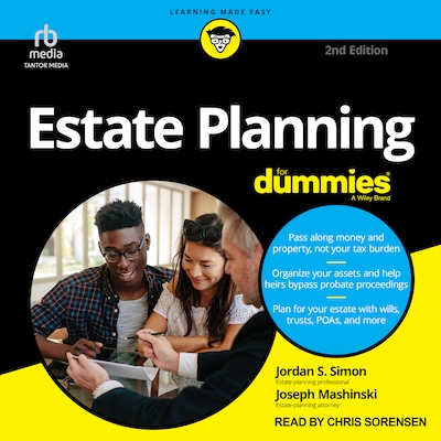 Estate Planning For Dummies, 2nd Edition – omslag til lydbogen af Jordan S. Simon, Joseph Mashinski