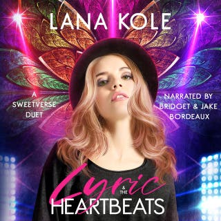 Lyric & the Heartbeats – omslag till ljudboken av Lana Kole