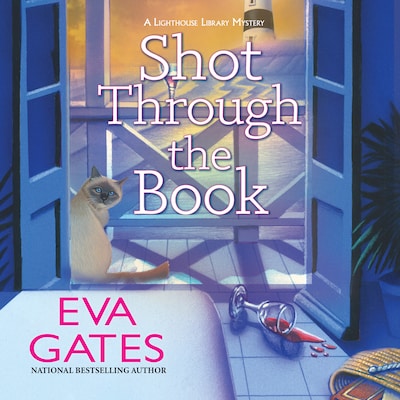 Shot Through the Book – omslag til lydbogen af Eva Gates