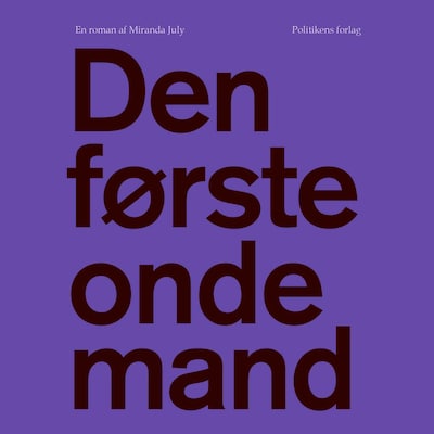 Den første onde mand – omslag til lydbogen af Miranda July