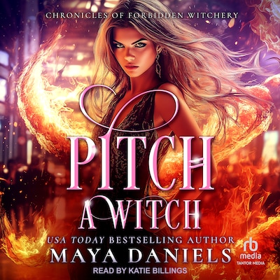 Pitch a Witch – omslag til lydbogen af Maya Daniels