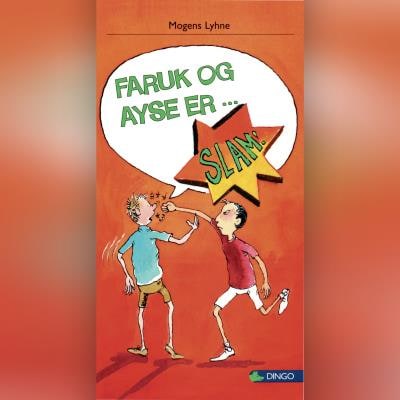 Faruk og Ayse er ... – omslag til lydbogen af Mogens Lyhne