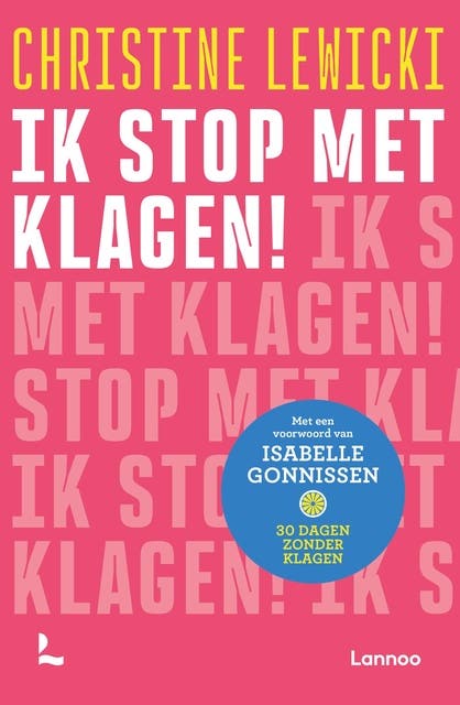 Ik stop met klagen! – omslag van het luisterboek van Christine Lewicki