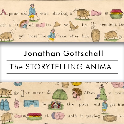 The Storytelling Animal – omslag til lydbogen af Jonathan Gottschall