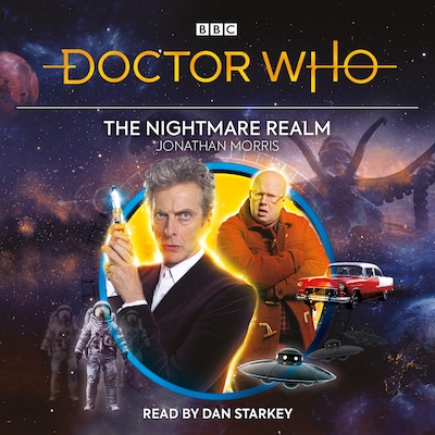 Doctor Who: The Nightmare Realm – omslag til lydbogen af Jonathan Morris