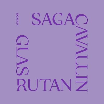 Glasrutan – omslag till ljudboken av Saga Cavallin