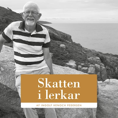 Skatten i lerkar – omslag til lydbogen af Ingolf Henoch Pedersen