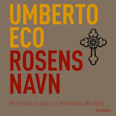 Rosens navn – omslag til lydbogen af Umberto Eco