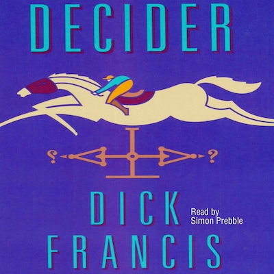 Decider – omslag til lydbogen af Dick Francis
