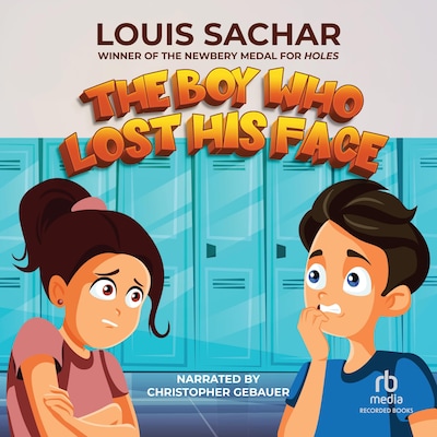 The Boy Who Lost His Face – omslag til lydbogen af Louis Sachar