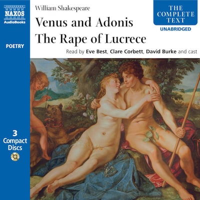 Venus & Adonis, The Rape of Lucrece – omslag til lydbogen af William Shakespeare