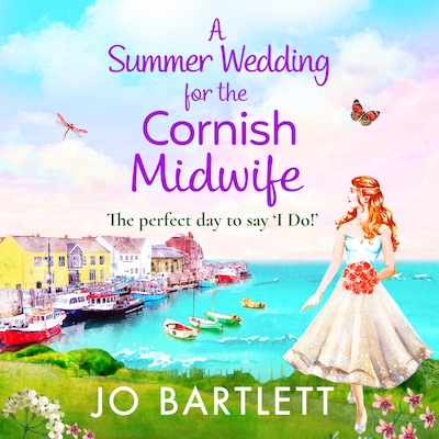 A Summer Wedding For The Cornish Midwife (Unabridged) – omslag til lydbogen af Jo Bartlett