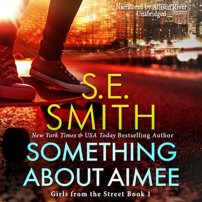 Something About Aimee – omslag til lydbogen af S.E. Smith