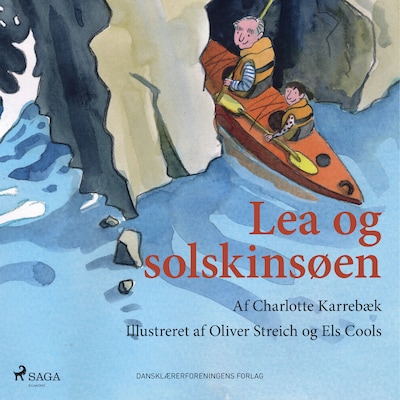 Lea og solskinsøen – omslag til lydbogen af Charlotte Karrebæk