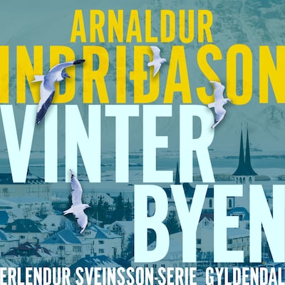 Vinterbyen – omslag til lydbogen af Arnaldur Indriðason