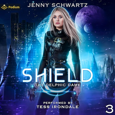 Shield – omslag til lydbogen af Jenny Schwartz