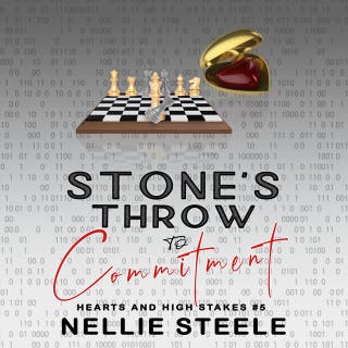 Stone's Throw to Commitment – omslag till ljudboken av Nellie Steele