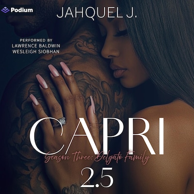 Capri 2.5 – omslag til lydbogen af Jahquel J.
