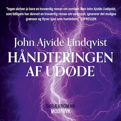 Håndteringen af udøde – omslag til lydbogen af John Ajvide Lindqvist