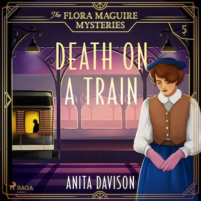 Death on a Train: a page-turning, historical cosy mystery series – omslag til lydbogen af Anita Davison