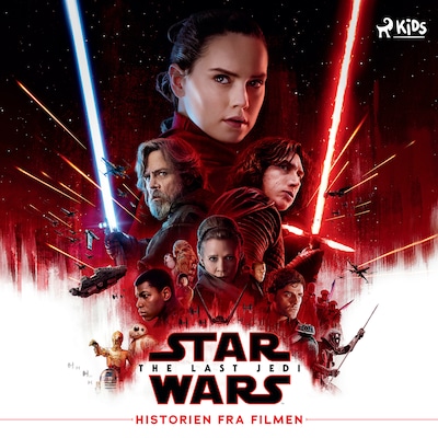 Star Wars: The Last Jedi Historien fra filmen – omslag til lydbogen af Star Wars