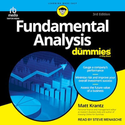 Fundamental Analysis For Dummies, 3rd Edition – omslag til lydbogen af Matthew Krantz
