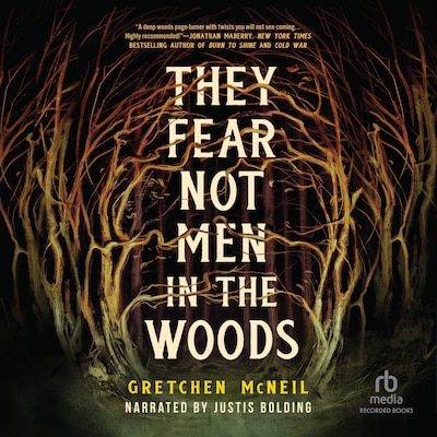 They Fear Not Men in the Woods – omslag til lydbogen af Gretchen McNeil