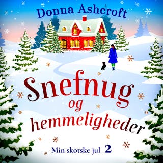 Snefnug og hemmeligheder – omslag til lydbogen af Donna Ashcroft