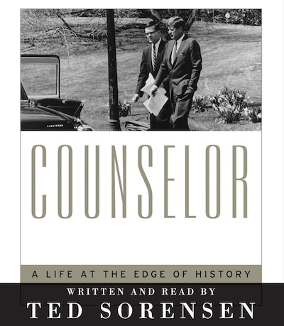 Counselor – omslag van het luisterboek van Ted Sorensen