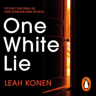 One White Lie – omslag til lydbogen af Leah Konen