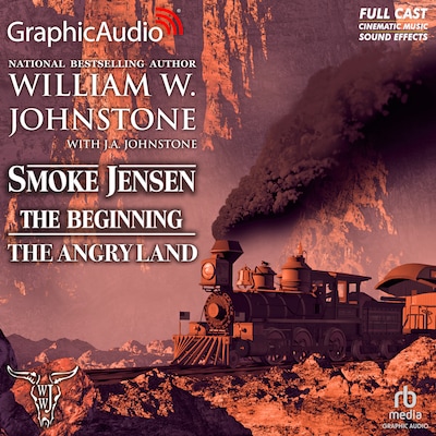 The Angry Land [Dramatized Adaptation] – omslag til lydbogen af William W. Johnstone, J.A. Johnstone