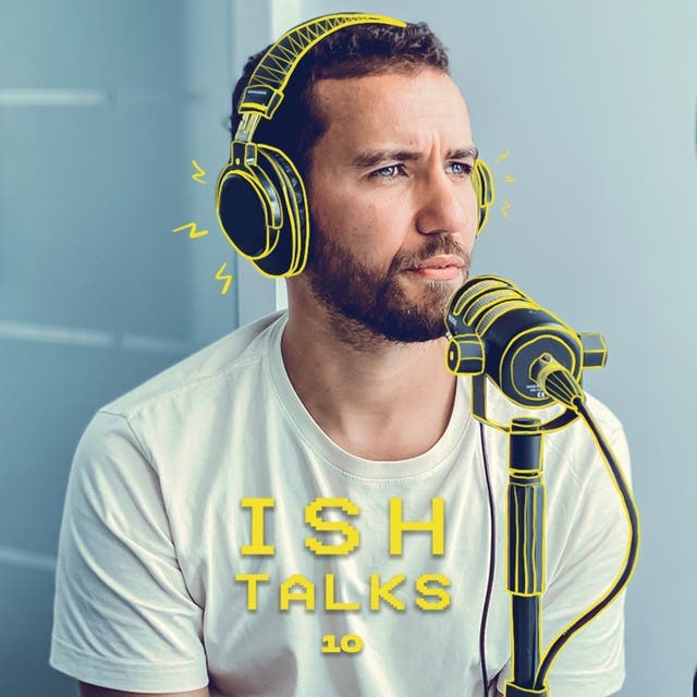 Ish Talks – omslag van het luisterboek van Ish Ait Hamou