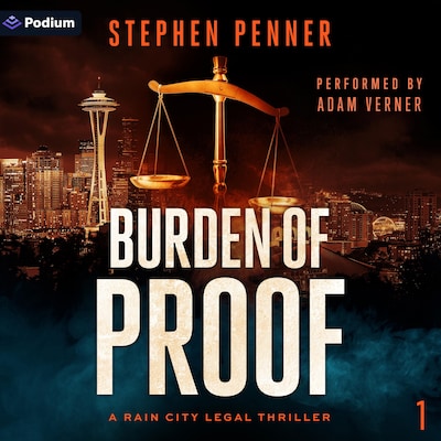 Burden of Proof – omslag til lydbogen af Stephen Penner