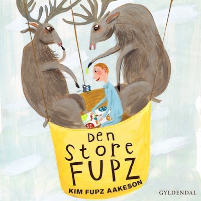 Den store Fupz – omslag til lydbogen af Kim Fupz Aakeson