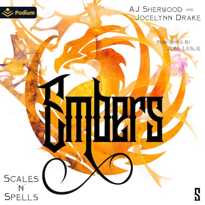 Embers – omslag til lydbogen af AJ Sherwood, Jocelynn Drake