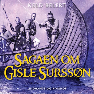 Sagaen om Gisle Surssøn – omslag til lydbogen af Keld Belert