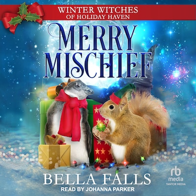 Merry Mischief – omslag til lydbogen af Bella Falls