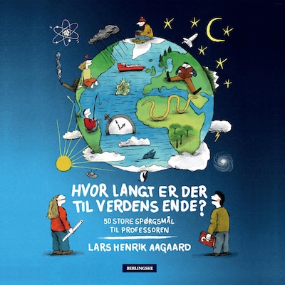 Hvor Langt Er der Til Verdens Ende? – omslag til lydbogen af Lars Henrik Aagaard