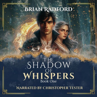 The Shadow of Whispers – omslag til lydbogen af Brian Radford