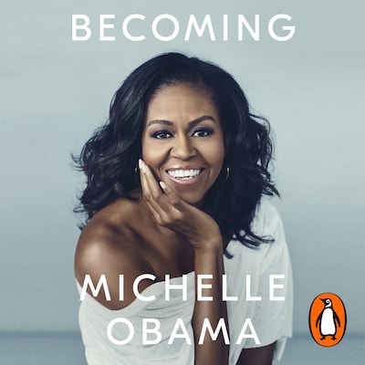 Becoming – omslag til lydbogen af Michelle Obama