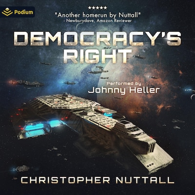 Democracy's Right – omslag til lydbogen af Christopher G. Nuttall