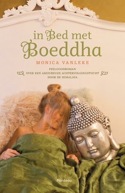 In bed met Boeddha – omslag van het luisterboek van Monica Vanleke