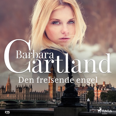 Den frelsende engel – omslag til lydbogen af Barbara Cartland