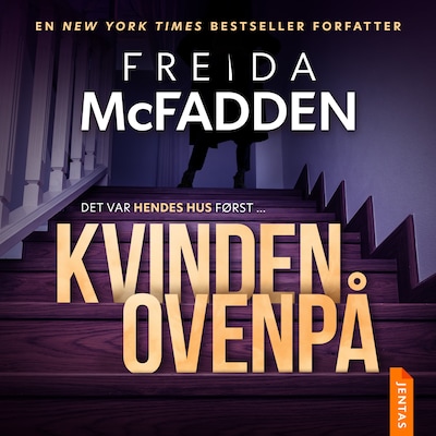 Kvinden ovenpå – omslag til lydbogen af Freida McFadden