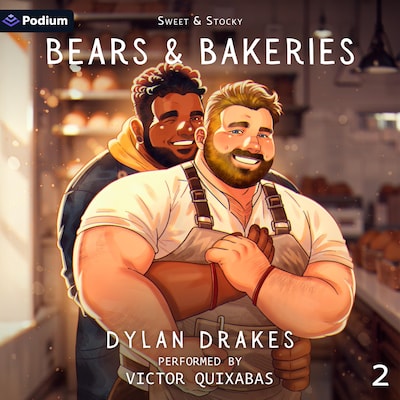 Bears & Bakeries – omslag til lydbogen af Dylan Drakes